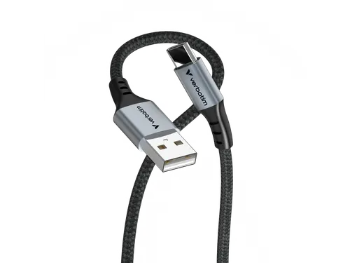 S+C Usb-A/USB-C Kabel zwart 18W 31843 480Mbps 1.20m