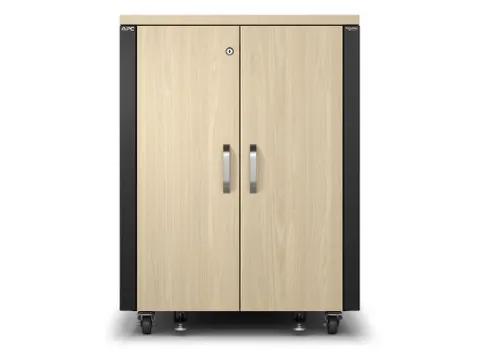 APC NetShelter CX AR4017IA - 17U, Geluiddempend en geventileerd 19 inc