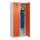 locker,HxBxD 1850x800x500mm,2vak,vak B 400mm,cil.-slot,staand op vloer