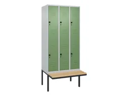Dubbeldekse dekenkist,HxBxD 2120x900x815mm,3x2vak.,vak B 300mm