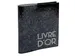 Livre d'or 140 pages tranche argent - Format 21x19cm - STRASS - Couleu
