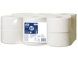 Tork 120280 Mini Jumbo Toiletpapier Advanced 2-laags Wit 12 Rol