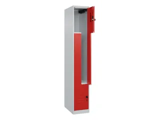 Z-garderobekast,HxBxD 1850x300x500mm,vak B 150/300mm,draaigrendel - 2