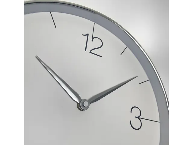 Horloge murale NeXtime Finesse Ø30,5cm argent