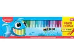 Kleurstift Maped Color'Peps Ocean doos à 48 kleuren
