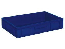 Euronorm Stapelkrat Pe 120x600x400mm 23liter Blauw