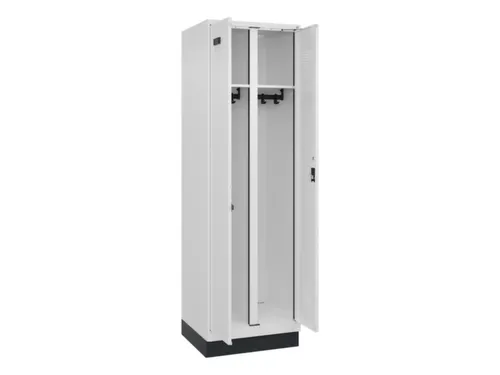 locker voor scheiding van kleding,HxBxD 1950x600x500mm,2vak