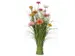 Kunstgras Everlands met bloemen roze 70cm polyester