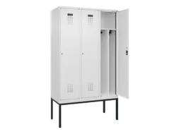 locker voor scheiding van kleding,HxBxD 2120x1200x500mm,3vak