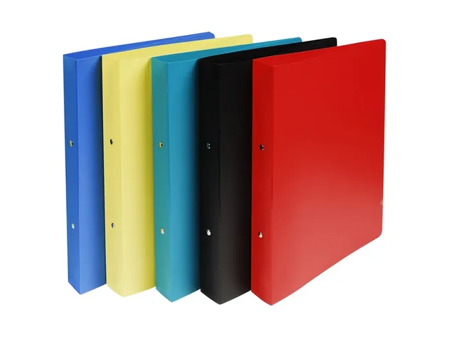 Ringmap A4 Maxi Assorti Ondoorschijnende Polypropyleen 2 Ringen 30 Mm