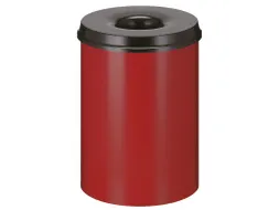 Vlamdovende papierbak 30 liter Rood