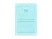 Classico L-map met venster A4 pastelblauw 100 stuks