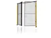 Kit Porte Pour Porte Pivotante Double Battant H Porte Maxi 2000Mm