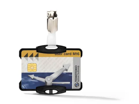 Veiligheidspashouder 85x54mm Met Clip Zwart