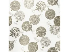 Toonbankrol Kerst papier wit 80 grams 30 cm breed 100 meter