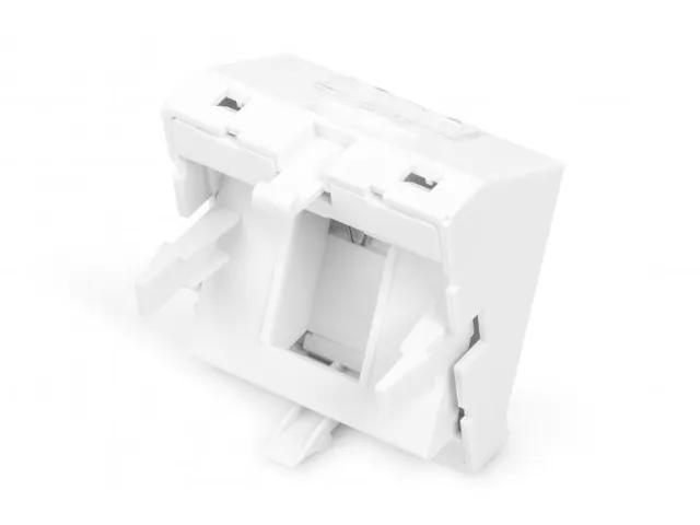 Frontpaneel 1-poorts 45x45mm Schuin voor frame DN-93802-5-SH