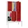 banklocker,dubbeldeks,HxBxD 2150x1200x800mm,RAL7035,front RAL3000