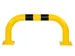 arceau de protection,p. int./ext.,HxlxP 350x750x160mm,acier,jaune/noir
