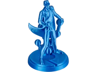 Polymaker 3D printer Filament Panchroma PLA Silk 1,75mm Blauw 1kg - 3