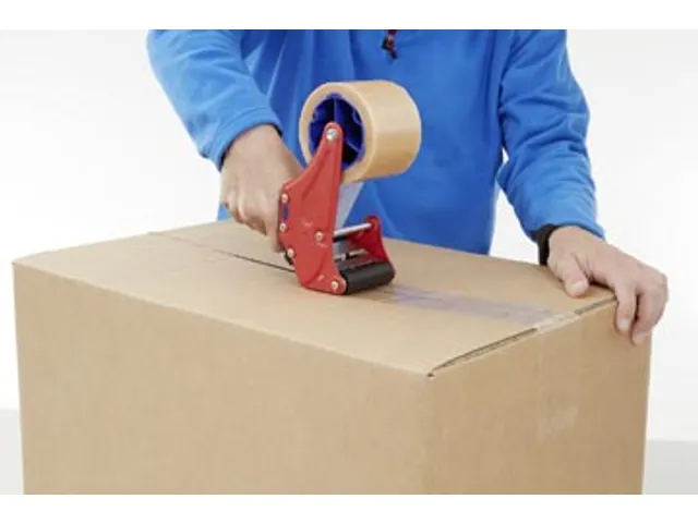 Tesa 6075 Premium Handdozensluiter Tapedispenser 75mm Rood