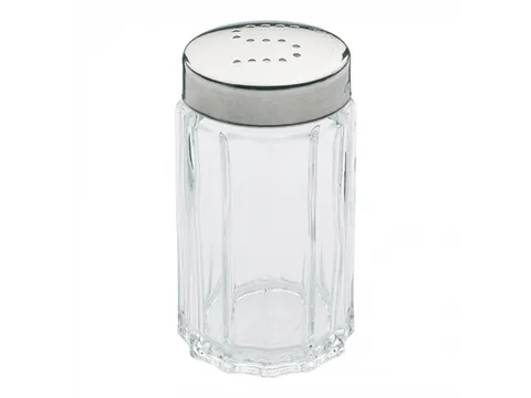 Westmark Zoutstrooier Glas met RVS dop "S" 7cm
