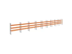 palletstelling,basis+8xaanbouw,HxBxD 3990x33400x1100mm,vakl. 3400kg