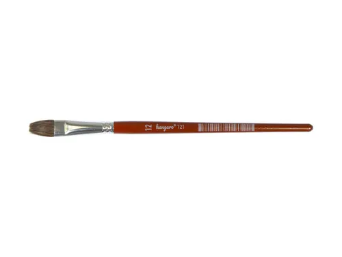 Penseel Kangaro Serie 121 plat Nr. 12 geitenhaar doos 6 stuks