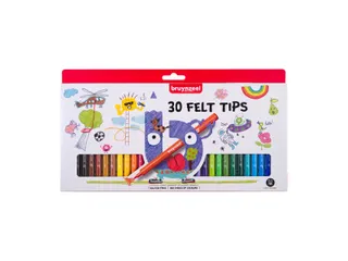 Viltstift Bruynzeel Kids assorti 30 stuks - 1
