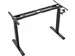 Cadre bureau Assis-Debout Réglage Manivelle Noir 180cm