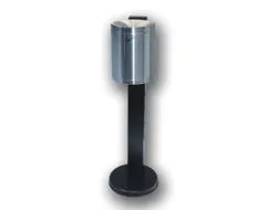 Staande Veiligheidsasbak 6 liter Rvs