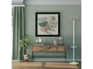 Unilux kapstok Aurora Staand Wit/Groen Beukenhout 6 haken - 6