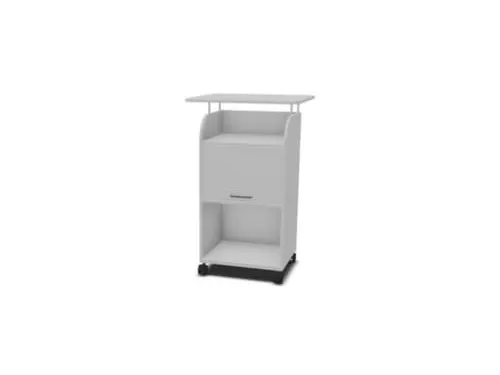 caddy,HxBxD 1130x550x470mm,3niveaus,1kasten,MP-lichtgrijs