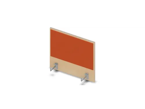 opzetpaneel bureau aanbouw zijkant NE-esdoorn BN3012-oranje 600mm