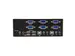 2-poorts KVM switch met dubbele VGA 2 poorts USB 2.0 hub