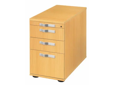 stationaire ladeblokken,HxBxD 720-760x428x800mm,2lade(n),stanggreep