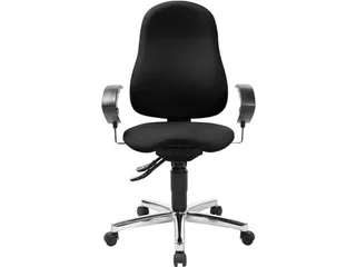 bureaustoel Ortho, zwart - 3