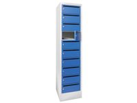 Postsorteerkast 1850x430x500mm 10 Vakken Ral7035 Front Ral5012