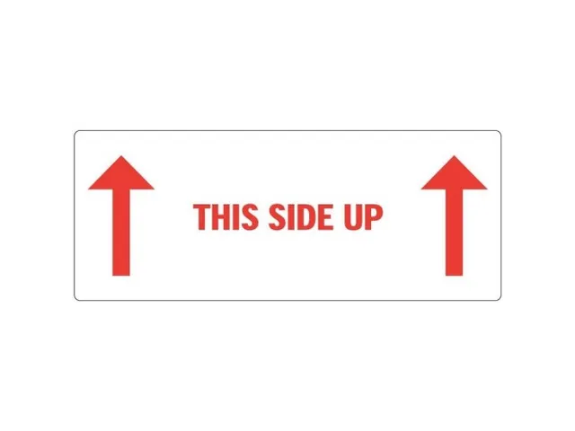 Waarschuwingsetiketten 150x60mm Bedrukt This side up