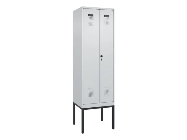 locker voor scheiding van kleding,HxBxD 2120x600x500mm,2vak