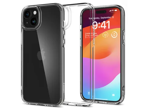 Spigen Ultra Hybrid iPhone 15 hoesje transparant