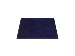 Schoonloopmat Binnen 40x60 Cm Wasbaar Donkerblauw 2 Stuks