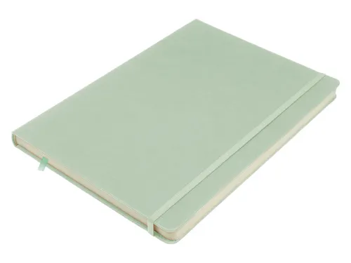 Schetsboek Kangaro A4 mint PU HC 80 blad 140gr roomwit met elastiek en