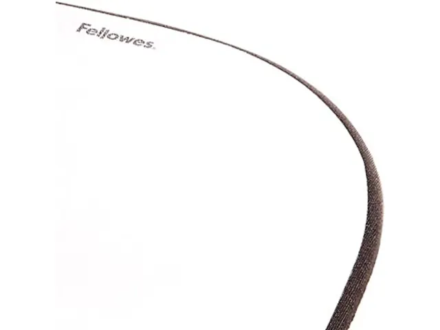 Muismat Polssteun Fellowes Zacht Schuimkussen Zilver Lijnen