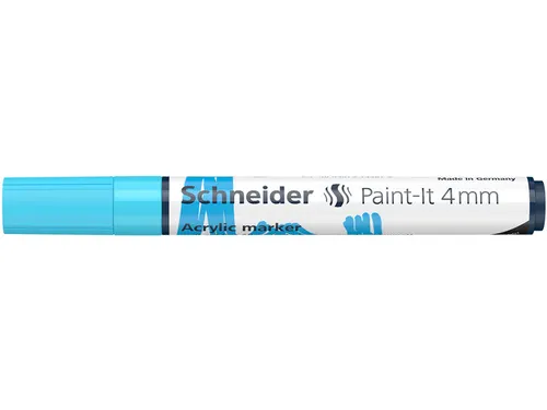 Acrylmarker Schneider Paint-It 320 4mm pastel blauw