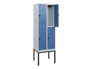 dubbeldekse locker,HxBxD 1950x600x500mm,2x2vak.,vak B 300mm - 2