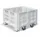 Stapelcontainer HxBxD 760x1200x1000mm 610 liter gesleufd 4wielen grijs