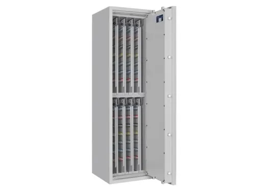 sleutelkluis,HxBxD 1400x400x420mm,896haak,romp RAL7035,front RAL7035