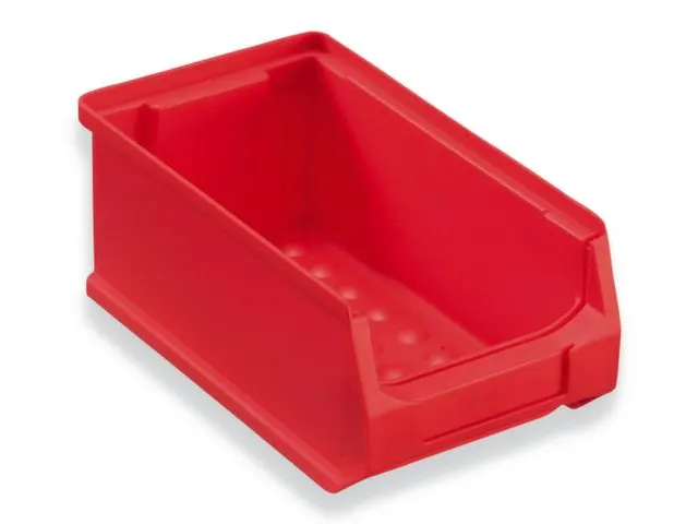 Zichtbak Hxbxd 75x100x175mm Pp Rood Grip