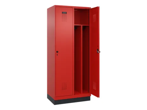 locker voor scheiding van kleding,HxBxD 1950x800x500mm,2vak