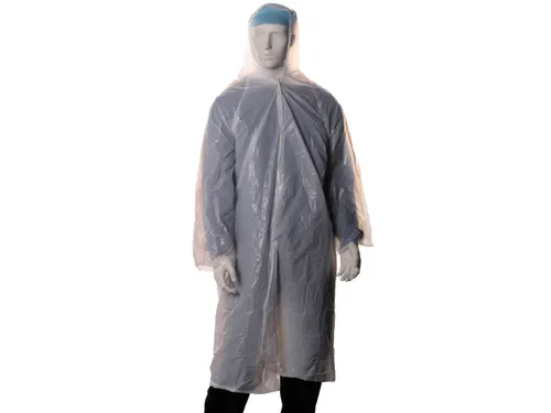 Bezoekersjas polyethyleen 18 mu - One size